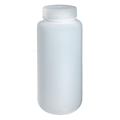 NALGENE PLA-03178 Bottle,195 mm H,Natural,91 mm Dia,PK24 56GW59