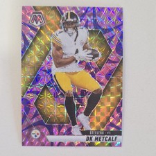 DK Metcalf 2025 Panini Mosaic Purple Reactive #33 Pittsburgh Steelers NFL 