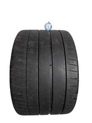 Used 345/25ZR21 Michelin Pilot Sport 4 S ZP - 104Y - 7/32 Plug Patch No Leak