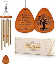 Retirement Gift Wind Chime for Women Men Coworker