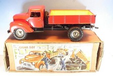 Gama 501 grosser Lkw Laster Lastkraftwagen aus Blech Uhrwerk & Licht mit OVP