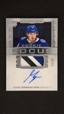 2024-25 Premier Hockey PFR-GG Gage Goncalves Rookie Focus Auto Patch /99