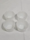 Vintage Glasbake Milk White Glass Set/4 Ramekin/Custard Cups 4 oz.