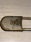 Vintage 4-1/2 " Large Military Laundry Horse Blanket Marked 8-1/2 Safety Pin — photo 2