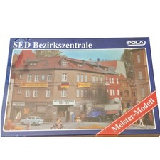 POLA H0 2064 – SED Bezirkszentrale – Meister-Modell – Gebäudebausatz – OVP –...