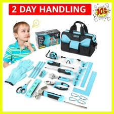 26-Piece Kids Size Tool Set, Real Tools Kit for Kids with 12" Tool Bag, Safet...