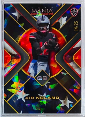 2024 Wild Card Auto Mania American FB #AMATP-AN ''Air'' Noland