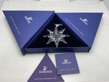 Swarovski 2009 Crystal Christmas Holiday Ornament 0983702  COA
