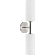 Progress Lighting Cofield Collection 22-1/2 in. 2-Light Brushed Nickel