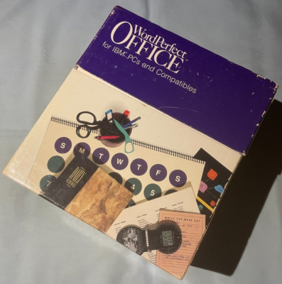 Pc Software Boxed WORDPERFECT OFFICE LAN - IBM PC Computer Software Boxed 3.5/5.25 Disks ...