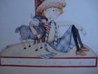 UNUSED 1980 vintage greeting card Mary Engelbreit BLANK Black Sheep — photo 3