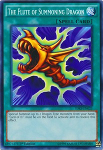 The Flute of Summoning Dragon - SDKS-EN023 - Common - 1st Edition x3 - Near Mint