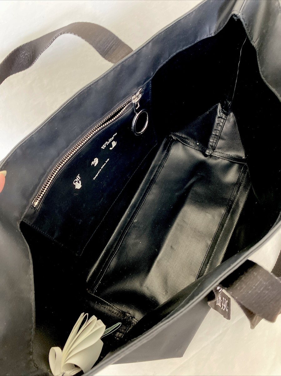 Virgil Abloh OFF-WHITE SCULPTURE SMALL COMMERCIAL TOTE BAG