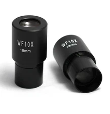 Brand New 10 pairs WF 10x /18mm Eyepiece for Compound Microscope 23.2mm