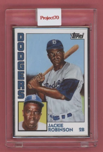 Jackie Robinson 2021 Topps Project70 ARTIST PROOF #126 /51 ART by JONAS NEVER