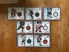 2000-01 Private Stock Hockey game gear 7 card lot NM COND