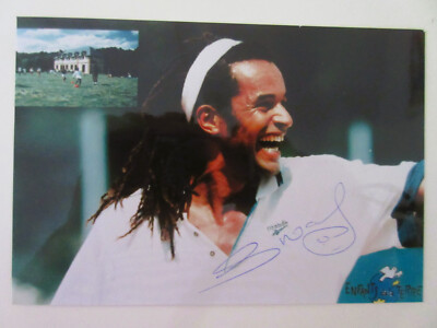 Autogramm  original  Yannick  Noah  -  Tennislegende   -  selten