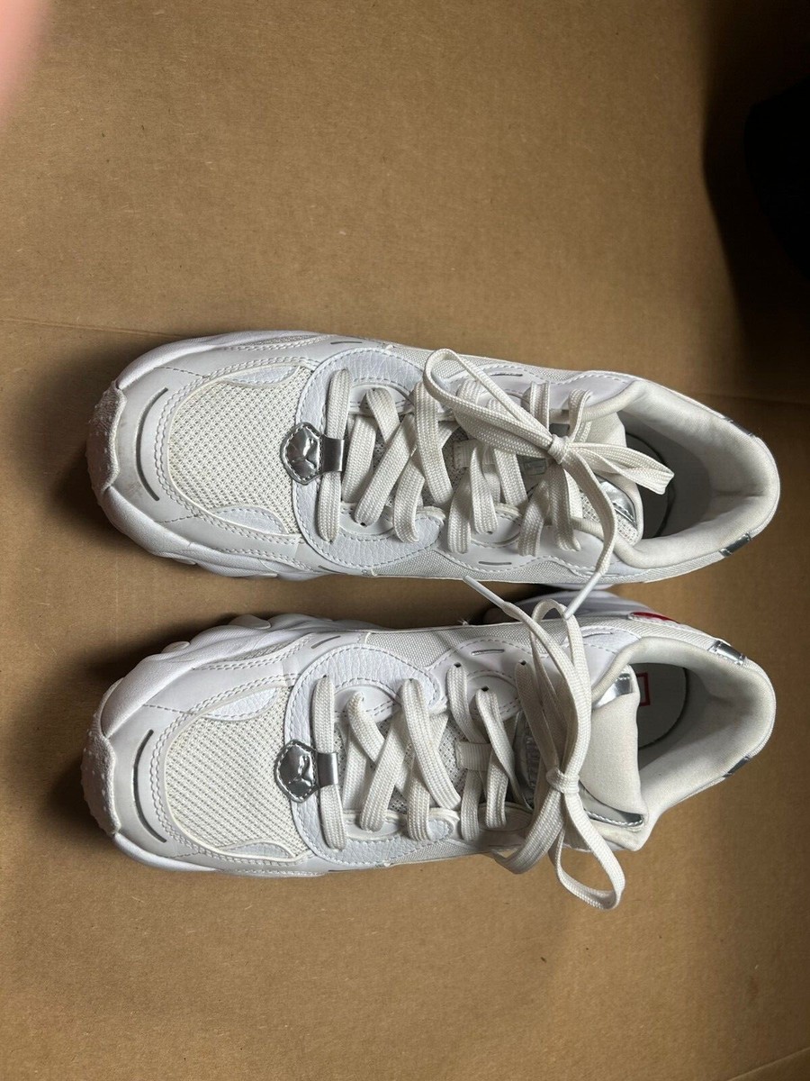 NO INSOLES Puma Pulsar Wedge Tech Glam Womens Lifestyle Sneakers 373939-01