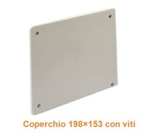 Coperchio Ricambio per scatola di derivazione da incasso 198x153 con viti