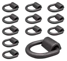 12-Pack 5/8" Weld-On Forged D Rings - 18,900 Lbs Heavy Duty Rated