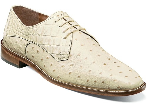 Oxford Ivory Ostrich Print 