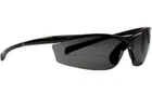 Cruiser Safety Glasses - Black with Smoke Lens - 12 Pairs - 467SBSD