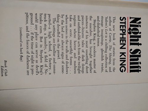 Night Shift by Stephen King 1978 Hardcover w/Dust Jacket Doubleday - Picture 3 of 8