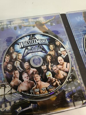 WWE WrestleMania XXV 25th Anniversary Wrestling PPV 3-Disc DVD HBK