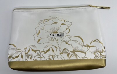 Lancome*Paris○ABSOLUE○White & Gold Makeup Bag Cosmetic