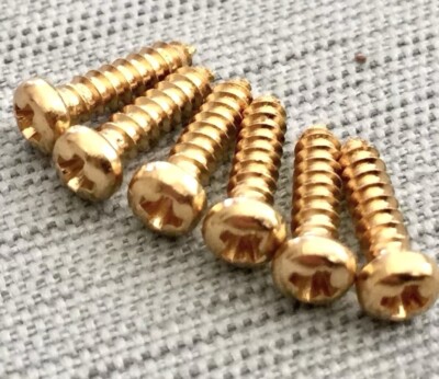 ESP Ltd EC-1000 Deluxe Electric Guitar Tuner Tuning Pegs Gold Mounting Screws