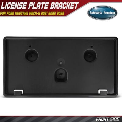 Front Side License Plate Mounting Bracket for Ford Mustang Mach-E 2021 2022 2023