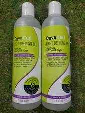 DevaCurl Light Defining Gel 12 oz PACK  2