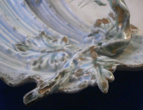 Fun Austrian Ceramic / Pottery Floral Leaf Serving Dish Austria Keramik Schale - Picture 8 of 12