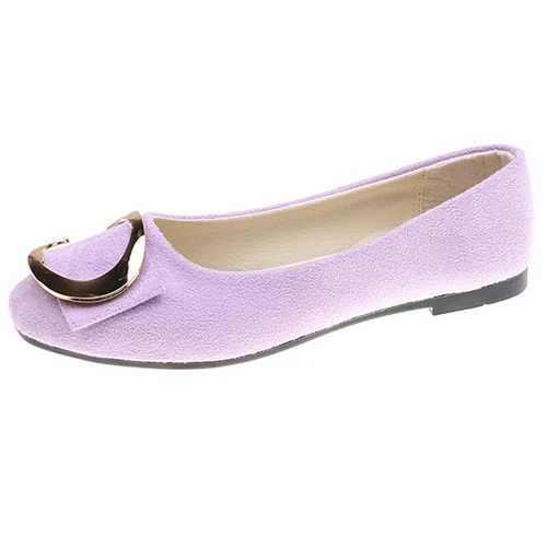Women Flats Slip On Flat Shoes Formal Ladies Square Toe Classic Pumps Buckle - Bild 81 von 113