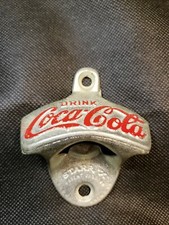 Vintage Coca Cola Soda Pop- Cast Bottle Opener Starr X Made in USA Coca-Cola