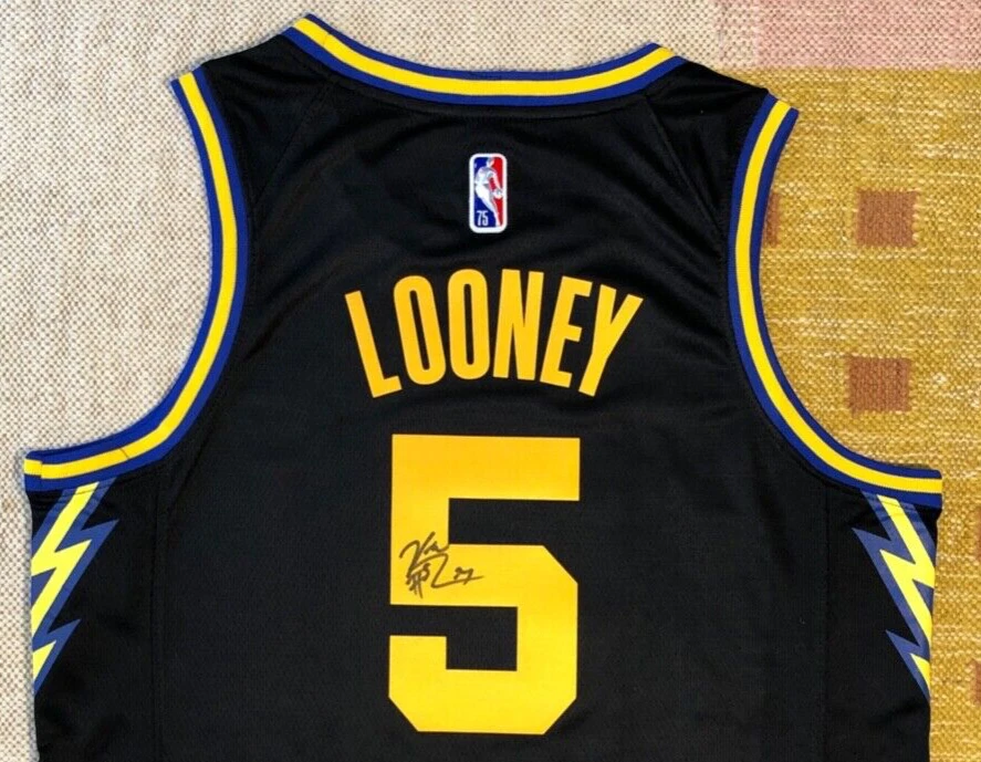 Kevon Looney - Golden State Warriors - Kia NBA Tip-Off 2022 - Game-Worn Association Edition Jersey - 2022-23 NBA Season