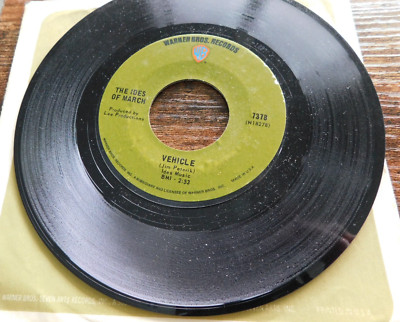 THE IDES OF MARCH VEHICLE / LEAD ME HOME, GENTLY 45 RPM RECORD 065