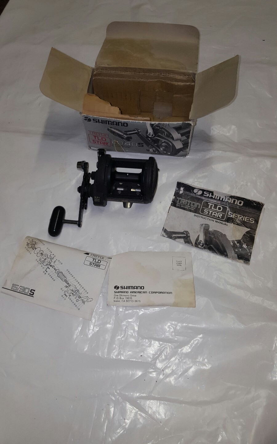 Shimano TLD Star 20 40 S BARCA multiplyer REEL il Giappone in in buonissima condizione Shimano TLD Star 20 40 S BARCA multiplyer REEL il Giappone in in buonissima condizione