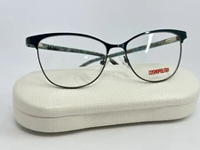 NEW Cosmopolitan Emmie Teal/ Gun 54.15.140 Women’s Eyeglasses Frames Case