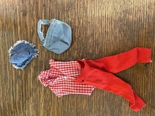 Barbie Denim And Gingham Outfit