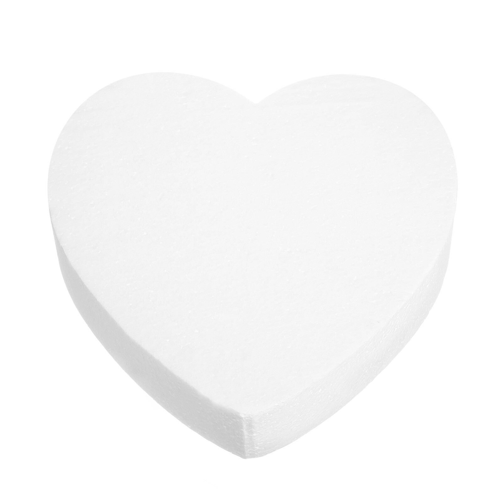 Heart Shaped Foam Cake Dummy, 10"x 2" Fake Cake Model