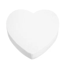 Heart Shaped Foam Cake Dummy, 10"x 2" Fake Cake Model