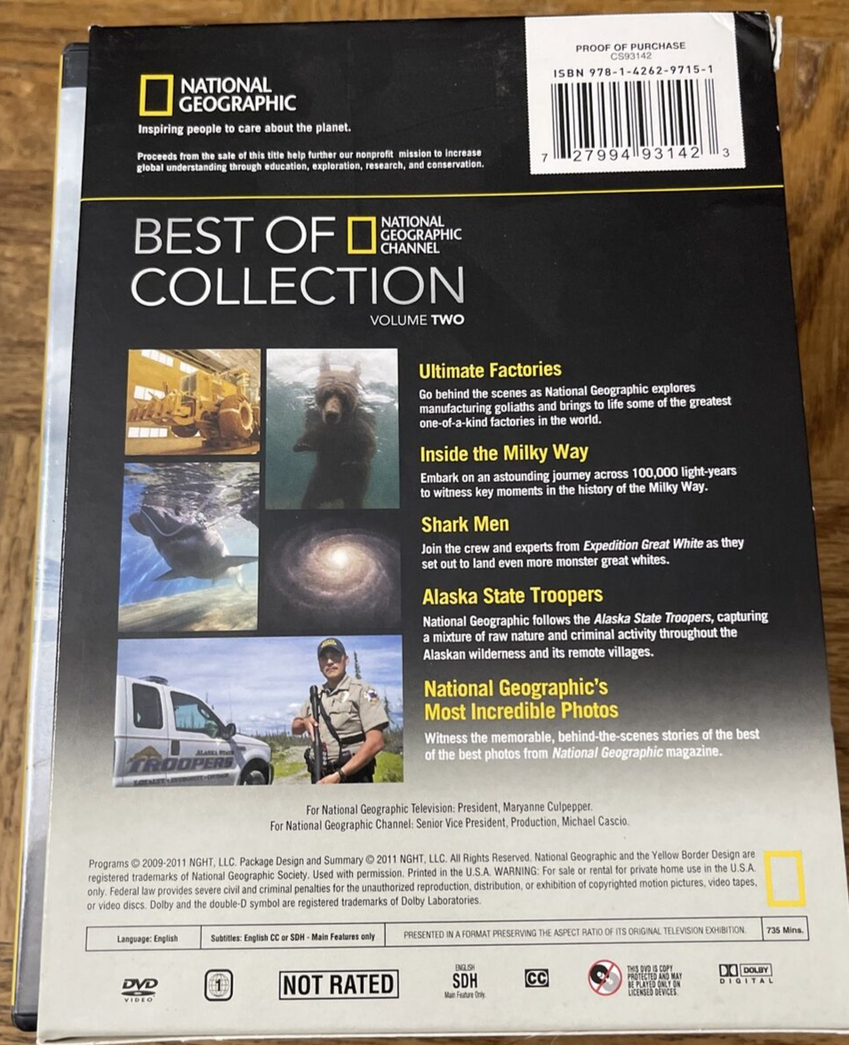世界のベストシーズン＆プラン ナショナルジオグラフィック Best Of National Geographic Collection 5 DVD Set-RARE | eBay