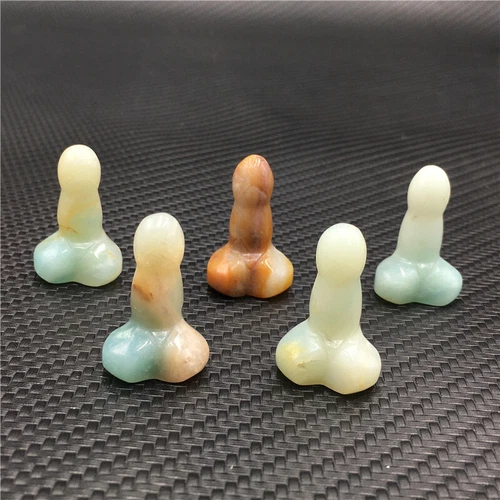 Wholesale Natural mix mini Penis Carved quartz Crystal Massager Wand Healing - Picture 17 of 296