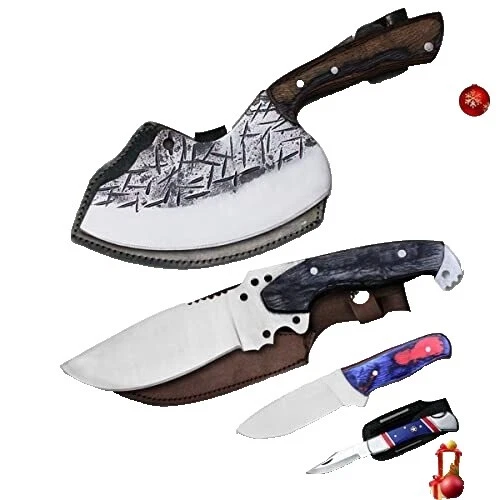 Mango de madera Hoja de acero al carbono dagas de colección