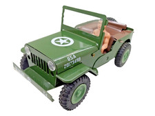 ITES US Army Willys MB Jeep Milit&auml;r Friktionsantrieb Tschechien Blech Tin Toy !