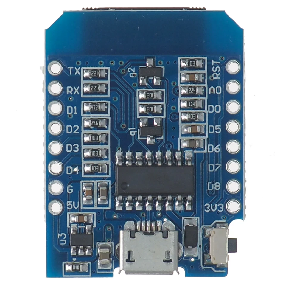 ESP8266 D1 Mini Wlan Wifi Board Mikrokontroller Wemos Arduino CH340 - Bild 2 von 3