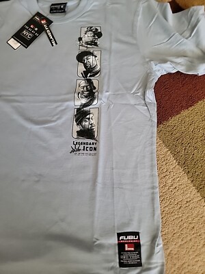 Fubu hip Hop shirt Tupac Biggie Smalls Ice Cube Rapper Thug Life Tee