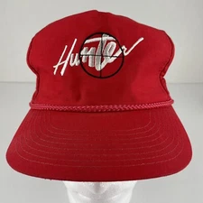 Vintage MMB Ya-Hopi Headwear Hunter Snapback Hat Cap Embroidered Red USA Made