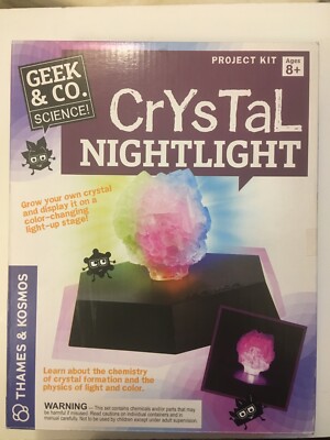 Crystal Nightlight Geek & Co. Science Project Kit Thames & Kosmos Crystal Grow
